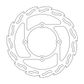 BRAKE DISC FRONT MOTO MASTER FLAME 250MM KAWASAKI SUZUKI