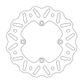 BRAKE DISC REAR MOTO MASTER NITRO 190MM YAMAHA YZ65 18-ON YZ80 93-01 YZ85 02-ON