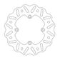 BRAKE ROTOR MOTO MASTER NITRO REAR YAMAHA YZ65 18-ON YZ80 93-01 YZ85 02-ON