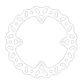 BRAKE DISC REAR MOTO MASTER NITRO 210MM HUSQVARNA TC85 KTM 250F 250R 350 E-SX FREERIDE 85SX