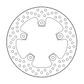 BRAKE DISC REAR MOTO MASTER HALO 240MM HUSQVARNA KTM