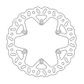 BRAKE DISC REAR MOTO MASTER NITRO GAS GAS 240MM YAMAHA