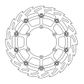 BRAKE DISC FRONT MOTO MASTER FLAME 310MM SUZUKI DRZ400 05-21