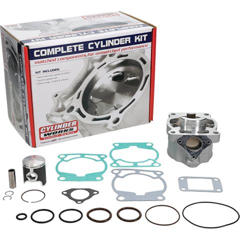 CYLINDER WORKS CYLINDER KIT 39.5MM CYLINDER TOP GASKET SET AND VERTEX PISTON KIT KTM 50 SX 09-19