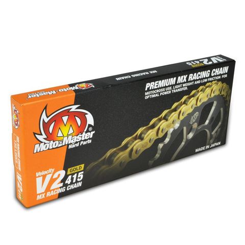 CHAIN 415 - 130 LINK MOTO MASTER GOLD V2 CHAIN GAS GAS MC HUSQVARNA EE5E TC KTM SX-E