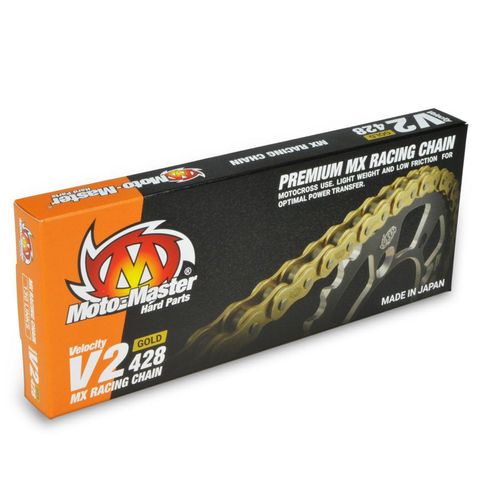 CHAIN 428 - 130 LINK MOTO MASTER GOLD V2 CHAIN GAS GAS HUSQVARNA KTM SUZUKI TM RACING YAMAHA