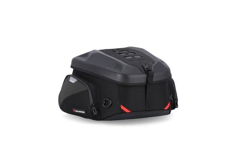 SW MOTECH TAIL BAG PRO SERIES REARBAG BLACK 22-34 LITRE 1680D BALLISTIC NYLON