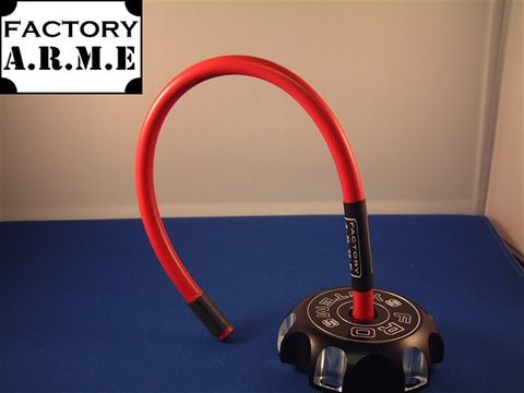 FUEL VENT HOSE FACTORY ARMYE TREATED WITH OUR UNIQUE TAC FORMULA RED