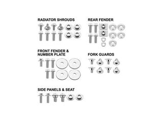 BODY PANEL FASTENER BOLT KIT PSYCHIC HONDA CRF250R CRF250X CRF450R CRF450X