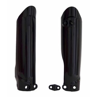 FORK PROTECTORS RTECH BLACK GASGAS MC-E-3 MC-E-5 MC65 HUSQVARNA TC50 TC65 KTM 50SX SX-E-3 SX-E-5 65S