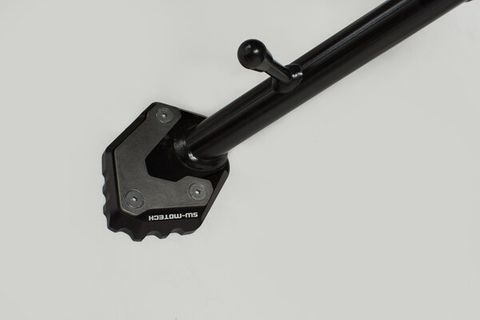 SIDE STAND FOOT EXTENSION SW MOTECH SIDE STAND EXTENSION MADE OF ALUMINUM ALLOY AND CNC MILLED.
