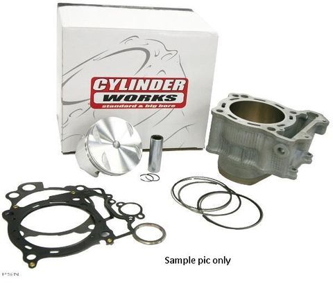 CYLINDER WORKS CYLINDER BW/ CYLINDER TOP GASKET SET & VERTEX PISTON KIT CRF250R 04-09 CRF250X 04-17