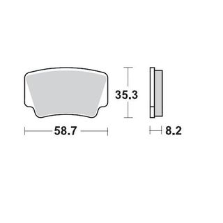 BRAKE PADS REAR MOTO MASTER PRO SINTERED KTM 450 XC-F 08-10 505 SX-F 10-13 525 XCF-W 08-13