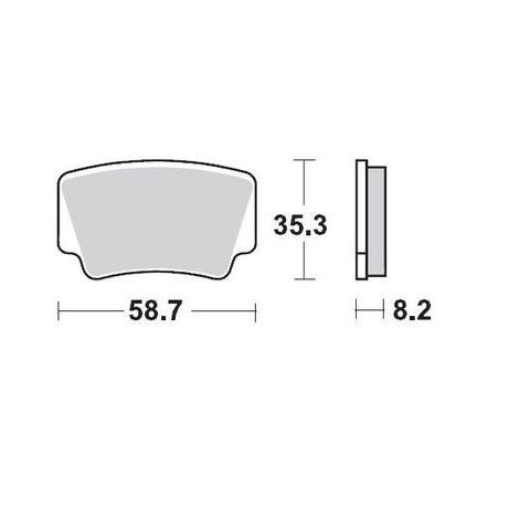 BRAKE PADS MOTO MASTER KTM 450 XC-F 08-10 505 SX-F 10-13 525 XCF-W 08-13