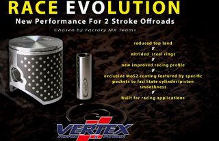 PISTON KIT VERTEX 53.95MM RACE EVOLUTION YAMAHA WR125 YZ125 05-ON