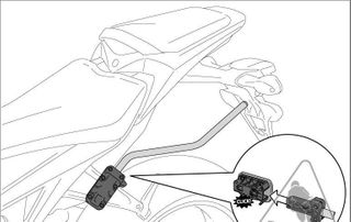 PANNIER MOUNTS SW MOTECH BLAZE QUICK LOCK SPACER BAR KAWASAKI NINJA 1000SX 19-21 Z1000SX 11-24