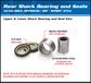 ALL BALLS SHOCK BEARING KIT UPPER REAR HONDA CR CRF