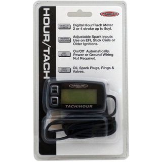HOUR TACHO METER HARDLINE (WORKS ON ANY PETROL ENGINE UP TO 8 CYLINDERS AND 20,000 RPM) MADE IN USA