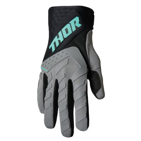 THOR SPECTRUM GLOVE YOUTH GREY/BLACK/MINT