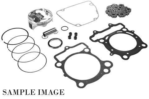 TOP END KIT VERTEX PISTON, RINGS, PINS, CIRCLIPS, TOP END GASKETS & CAM CHAIN CRF250R 10-13 76.77MM
