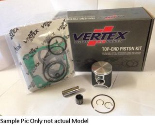 TOP END KIT VERTEX INCLUDES PISTON KIT, TOP GASKET SET, SMALL END BEARING SUZUKI RM85 00-21 47.95MM