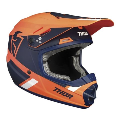 THOR SECTOR SPLIT YOUTH HELMET OR/NAV