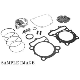 TOP END KIT VERTEX PISTON, RINGS, PINS, CIRCLIPS, TOP END GASKETS & CAM CHAIN KX250F 11-14 76.96MM