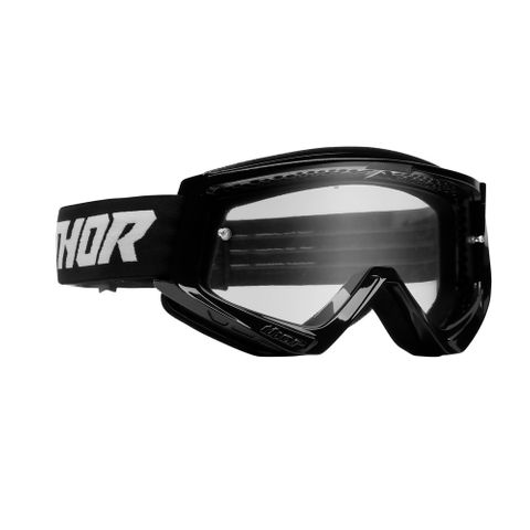 GOGGLES S25 THOR MX COMBAT RACER BLACK/WHITE