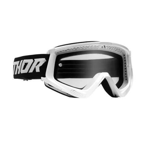 GOGGLES S25 THOR MX YOUTH COMBAT WHITE BLACK