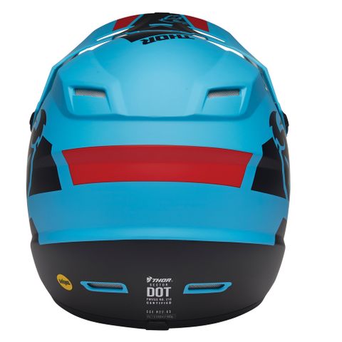 THOR SECTOR SPLIT YOUTH HELMET BLUE BLACK