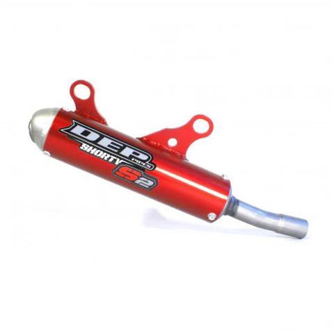 SILENCER DEP SHORTY GAS GAS MC125 21  HUSQVARNA TC125 19-21 KTM 125SX 19-21 RED