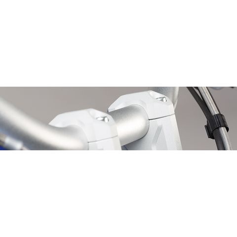 HANDLEBAR RISER SW MOTECH SILVER 22MM