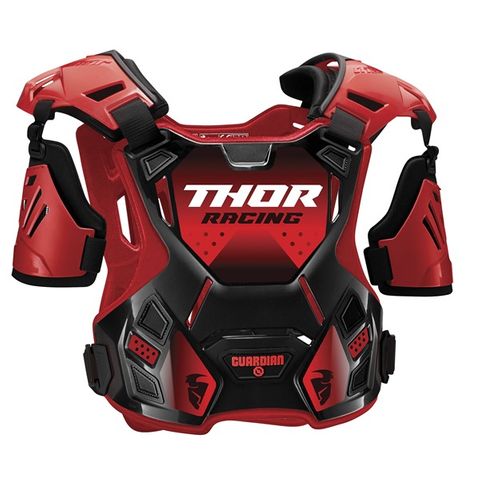 THOR MX GUARDIAN CHEST PROTECTOR BLACK/RED