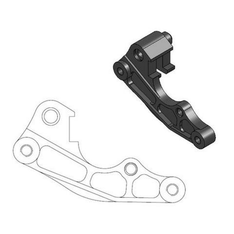 BRAKE CALIPER ADAPTER MOTO MASTER 260MM OVERSIZE HONDA