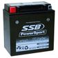 MOTORCYCLE AND POWERSPORTS BATTERY (YB9-B) AGM 12V 9AH 200CCA BY  SSB HIGH PERFORMANCE