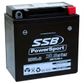 MOTORCYCLE AND POWERSPORTS BATTERY (YB9L-B) AGM 12V 9AH 200CCA BY SSB HIGH PERFORMANCE