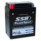 MOTORCYCLE AND POWERSPORTS BATTERY (YB14A-A2) AGM 12V 12AH 310CCA BY SSB HIGH PERFORMANCE