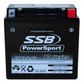 MOTORCYCLE AND POWERSPORTS BATTERY (RTX14L-BS) AGM 12V 12AH 290CCA BY SSB HIGH PERFORMANCE