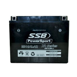MOTORCYCLE AND POWERSPORTS BATTERY (YB16AL-A2) AGM 12V 16AH 310CCA BY SSB HIGH PERFORMANCE