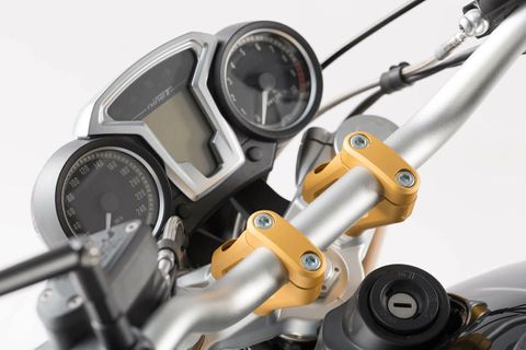 HANDLEBAR BAR BACK SW MOTECH 28MM HANDLEBARS GOLD BMW R NINE T 14-20