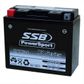 MOTORCYCLE AND POWERSPORTS BATTERY (YT12B-4) AGM 12V 1AH 260CCA BY SSB HIGH PERFORMANCE