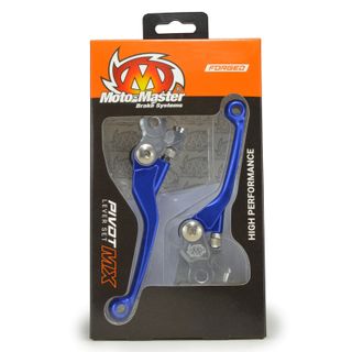 MOTO MASTER MX PIVOT LEVERS SET BLUE YAMAHA YZ125 YZ250 YZ250F YZ250FX YZ250X YZ450F YZ450FX