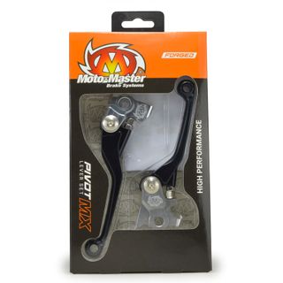 MOTO MASTER MX PIVOT LEVER SET BLACK HONDA CRF250R 07-ON CRF250RX 19-ON CRF450R 07-20 CRF450RX 17-20