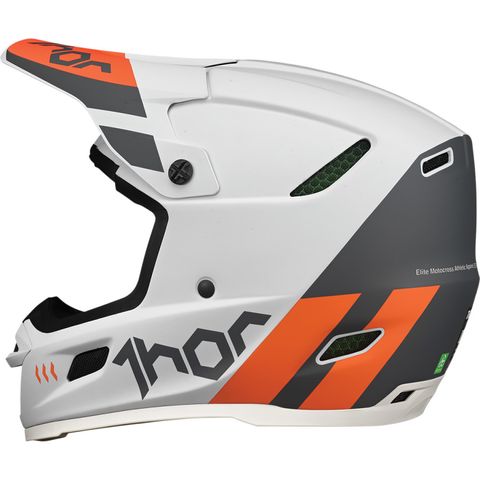 THOR REFLEX CUBE HELMET L GRAY/R ORANGE