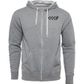 THOR HOODY CHECKERS ZIP GREY