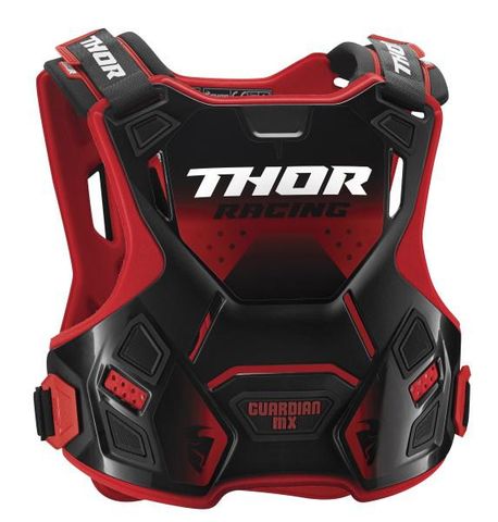 THOR MX GUARDIAN MX CHEST PROTECTOR BLACK/RED