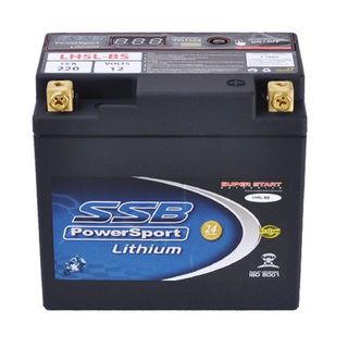 MOTORCYCLE AND POWERSPORTS BATTERY 12V 220CCA SSB HIGH PERFORMANCE LITHIUM ION