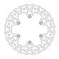 BRAKE DISC REAR MOTO MASTER NITRO 240MM BETA