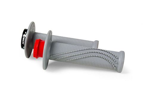 HANDLEBAR GRIPS RTECH R20 LOCK ON GREY BETA 125RR 200RR 250RR 300RR 350RR 390RR 430RR 450RR 480RR