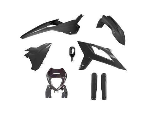 PLASTICS KIT RTECH 6 PIECE BLACK BETA 125RR 200RR 250RR 300RR 350RR 390RR 430RR 450RR 480RR 20-22
